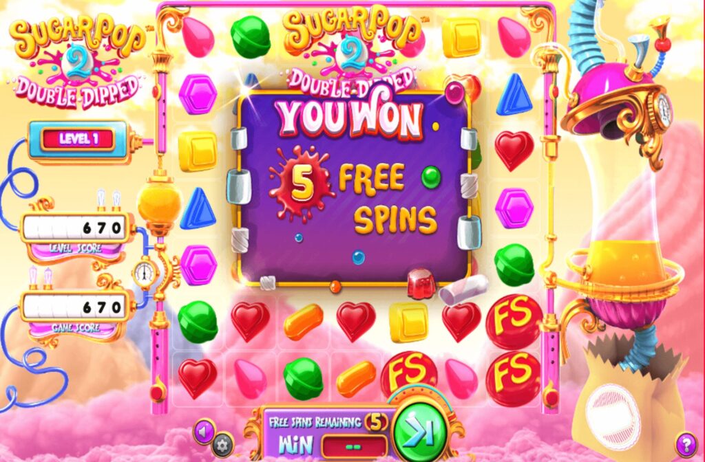 Sugar Pop Free Spins