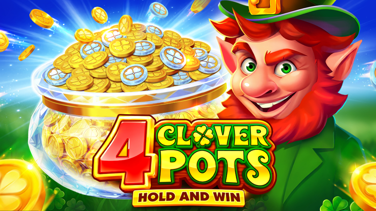 4 Super Clover Pots game screen