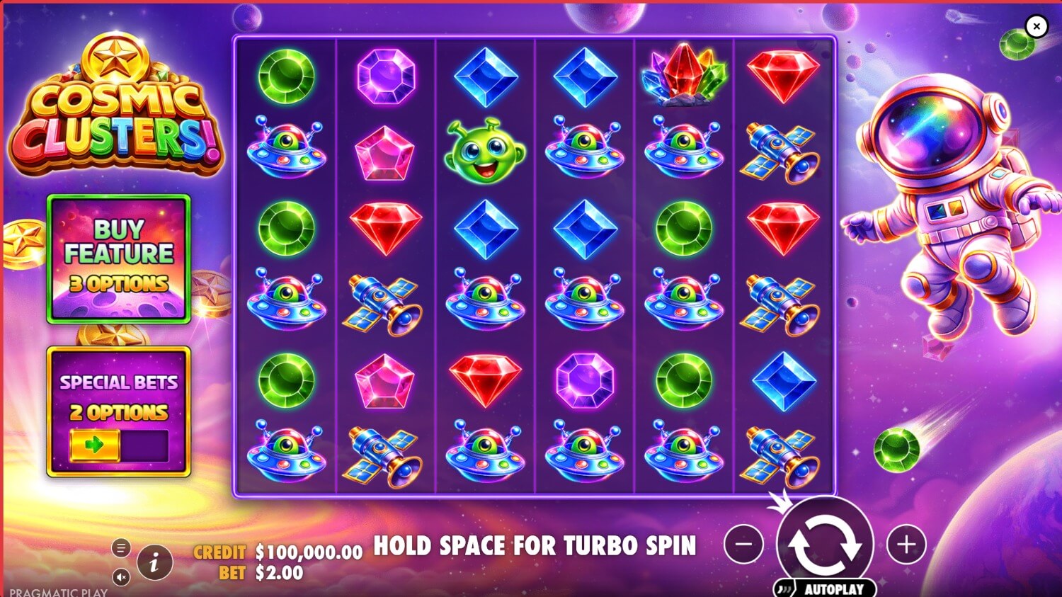 Bonus round in Cosmic Clusters