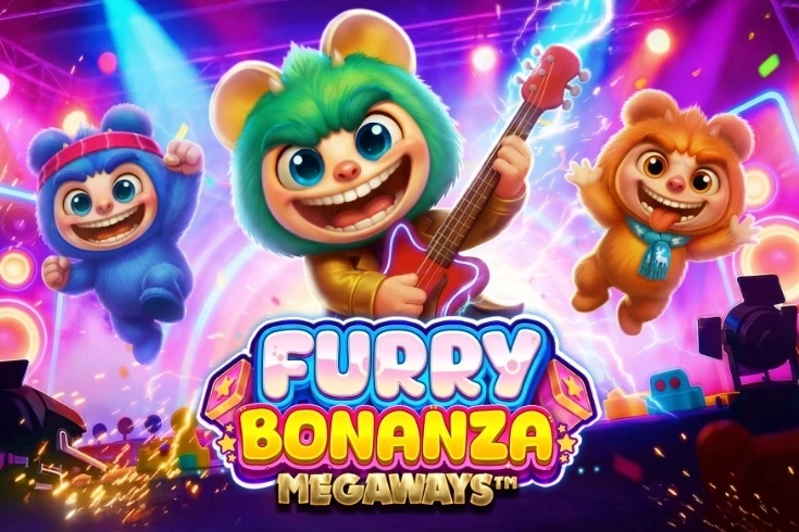 Furry Bonanza slot game interface