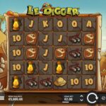 Le Digger slot game interface