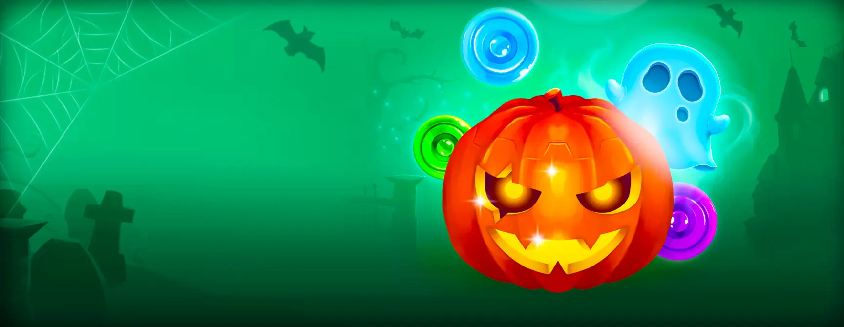 Mobile gameplay of Halloween Bonanza