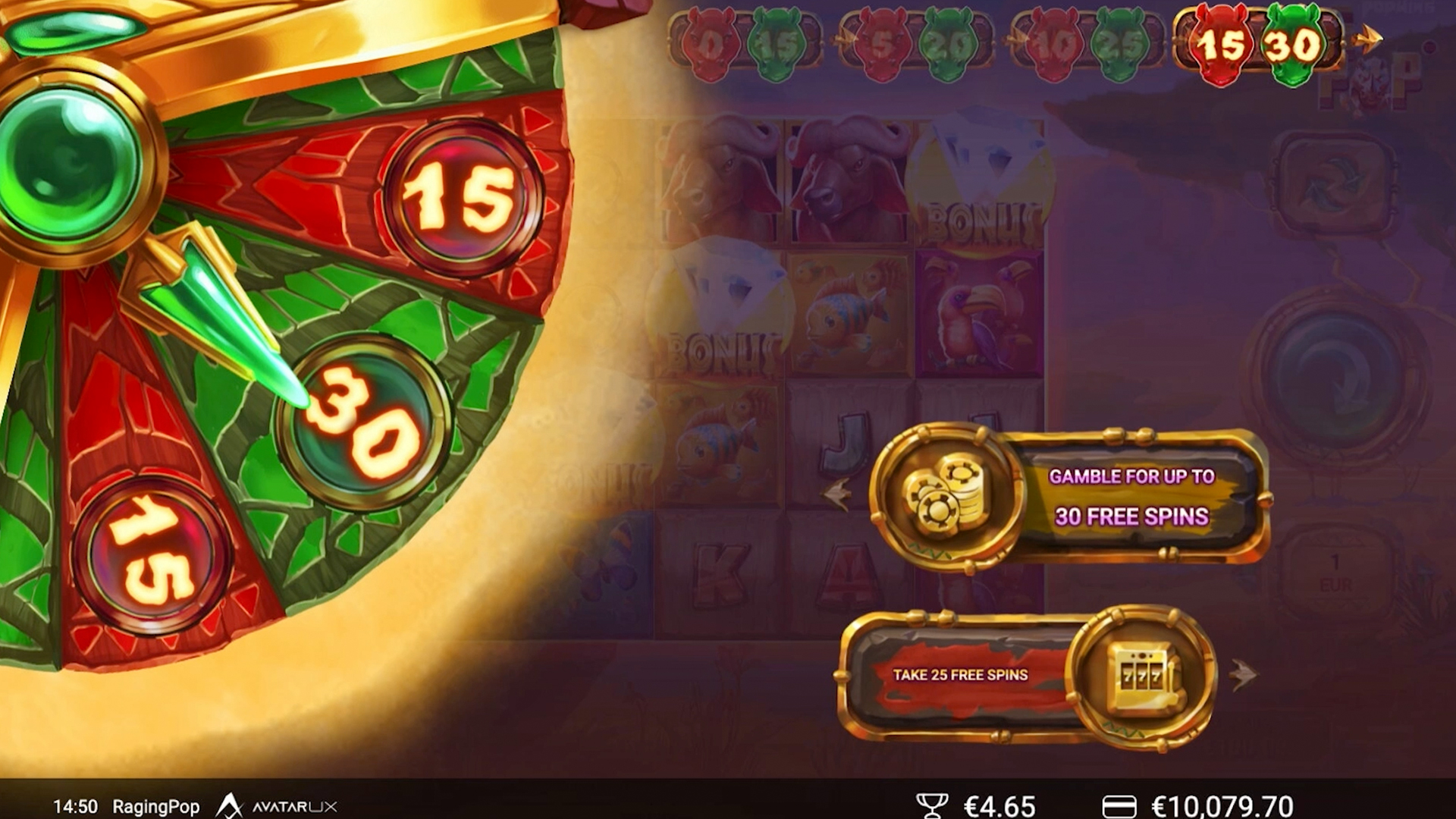 RagingPop mobile gameplay
