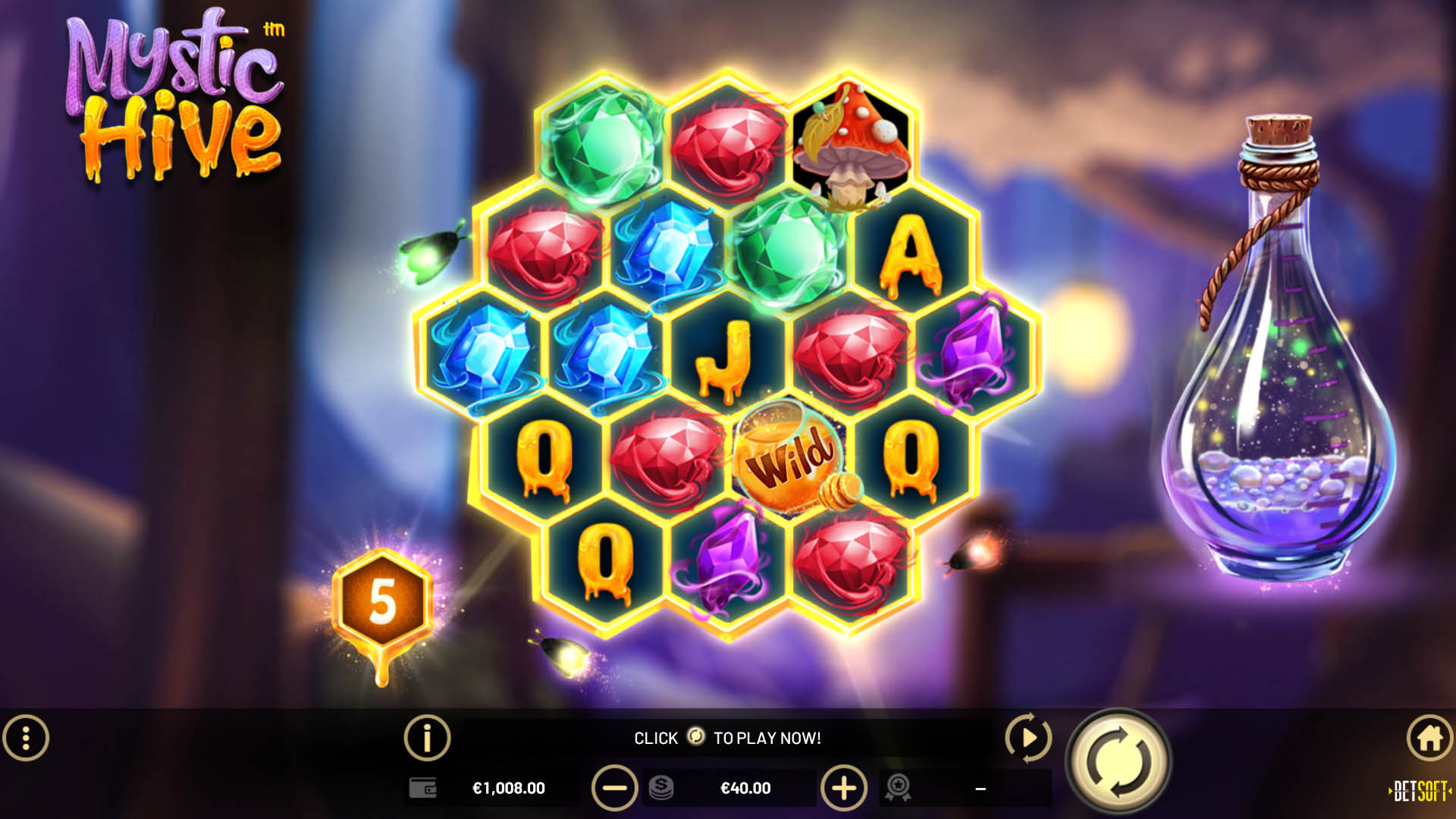 Special symbols in Mystic Hive slot